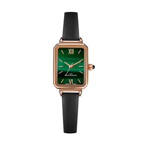 Montre-bracelet à quartz pour femmes, mode, silicone avec boîtier carré en alliage, épaisseur de 6 mm, cadran en verre - Product Image 4