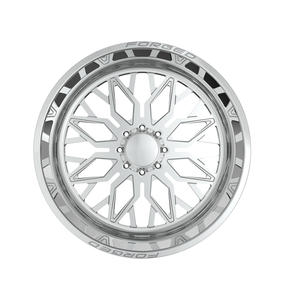 Jantes en alliage d'aluminium forgé, à profil profond, brillantes, 17X9 24x7, personnalisées, robustes, tout-terrain, pour Silverado Fox Factory Edition ZR2 - Product Image 2