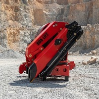 Grue articulée hydraulique multi-modèles de 20 tonnes avec treuil, cabine, prise de force (PTO), télécommande sans fil et grappin pour camion 6x4