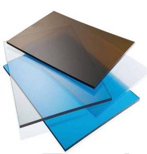 Plaque de polycarbonate transparente en PC, plaque de plastique solide - Product Image 1