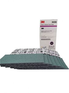 3M Trizact Hookit Foam papel de <span class=keywords><strong>lija</strong></span> cuadrado esponja papel de <span class=keywords><strong>lija</strong></span> 3000/5000 granos <span class=keywords><strong>para</strong></span> lijadoras orbitales aleatorias - Product Image 2