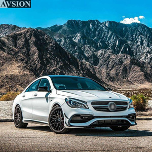 Kit de carrosserie de pare-chocs de voiture adapté de haute qualité pour <span class=keywords><strong>Mercedes</strong></span> Benz <span class=keywords><strong>classe</strong></span> CLA W117 <span class=keywords><strong>2013</strong></span>-2019 changement à CLA45 <span class=keywords><strong>AMG</strong></span> - Product Image 4