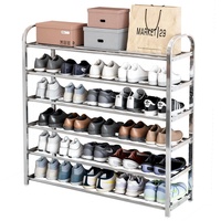 Meuble de rangement pour chaussures d'entrée en métal, design unique et économique, pour salon moderne