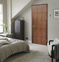 2025 Top Quality Solid Walnut Timber Wooden Door