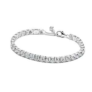 Pulseras de Tenis Modernas de Plata de Ley 925 Chapadas en Oro - Joyería Clásica de Circonita de Colores para Bodas, Compromisos y Regalos - Product Image 5