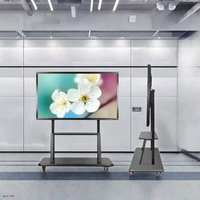 Tableau blanc interactif LCD, tableau numérique intelligent, écran LED de 65, 75, 86, 98 pouces pour salle de classe, bureau, réunion