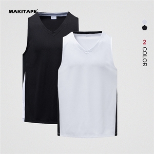 Camisetas sin Mangas Extra Grandes, Transpirables y de Secado Rápido con Logotipo Personalizado, Camiseta Deportiva de Baloncesto de Poliéster para Gimnasio, Running y Entrenamiento para Hombre - Product Image 1