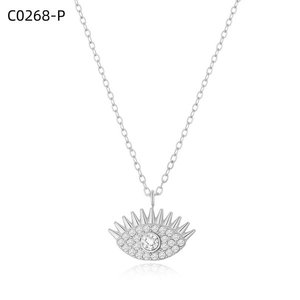 Collar de moda con circonita C0268 para mujer, joyería de alta calidad - Product Image 1