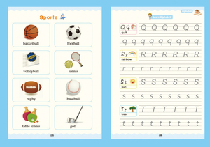 Cahier d'Exercices de Calligraphie <span class=keywords><strong>Magique</strong></span> Anglaise avec Reliure Spirale et <span class=keywords><strong>Peinture</strong></span> à la Gouache pour l'École Maternelle - Product Image 5