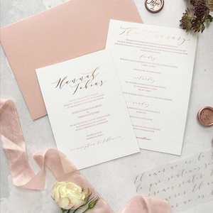 Trung Quốc Nhà sản xuất của giá tốt lời mời đám cưới dập nổi Thẻ các tông giống như hộ chiếu Thiệp mời đám cưới - Product Image 6