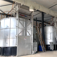 ODM usine 10m3/d énorme fermenteur d'engrais tour de compost de déchets de ferme avicole automatique