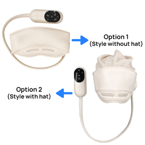 Wiederauf ladbare Migräne-Entlastungs kappe Beruhigende Kopfschmerzen Hut Luft kompression Entspannen Sie die Kopfhaut <span class=keywords><strong>massage</strong></span> Elektrische Heizung Augen-und Kopf <span class=keywords><strong>massage</strong></span> - Product Image 6