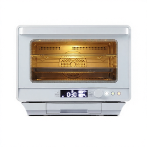 OEM/ODM Friteuse Four Friteuse à vapeur sans huile sans huile Doublure en acier inoxydable Visible <span class=keywords><strong>Silver</strong></span> <span class=keywords><strong>Crest</strong></span> 40L Friteuses à air - Product Image 3