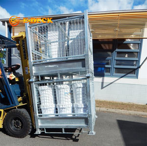 כבד פלדה קלה פלדה עמיד <span class=keywords><strong>stackable</strong></span> קריסה כלוב מזרן - Product Image 4