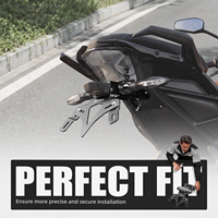 طقم NICECNC CNC من الألومنيوم لإزالة الرفرف الخلفي لدراجات KTM DUKE 125 250 390 موديلات 2024-2026، حامل لوحة الترخيص سهل التركيب