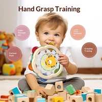 Children's Educational Plastic Hand Drum & Tambourine for Babies 6 Months to 1 Year Old