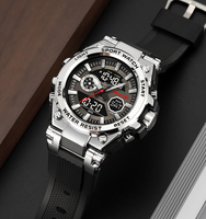 Jam Tangan Sport Kronograf SKMEI 2417 - Layar Digital Tahan Air 50M Tali TPU Gaya Kasual Modis Jam Tangan Cina