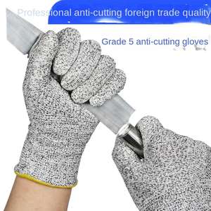 PE emek koruma güvenlik iş kesme dayanıklı eldiven pu kaplı anti kesmeye dayanıklı eldivenler pe bitki el koruma için - Product Image 5