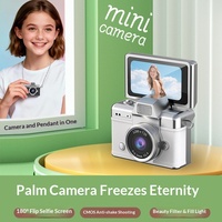 Kamera Mini Lipat Layar Sentuh Gaya Baru dengan Sensor CMOS Perekam Video 1-5MP - Aksesoris Tas Gantung untuk Pelajar & Pesta