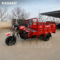 2026 <strong>Best</strong>-<strong>selling</strong> Fuel-powered Open Body Five-wheeled Water-cooled <strong>Motorcycle</strong> <strong>Sidecar</strong> Heavy Load Cargo Tricycle 400kg+