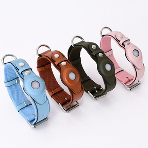 Rarewe <span class=keywords><strong>Collar</strong></span> y correa para mascotas con rastreador GPS ajustable de alta calidad, <span class=keywords><strong>Collar</strong></span> de perro con etiqueta de aire con seguimiento GPS, <span class=keywords><strong>Collar</strong></span> de perro de cuero - Product Image 2