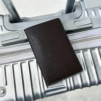 Portefeuille de voyage en cuir pour passeport, organiseur pour cartes d'embarquement, argent liquide, stylo, documents, 12x18cm