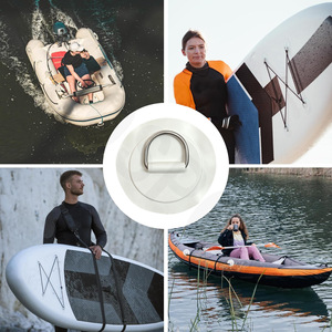 Parche de PVC de 11 cm con hebilla en forma de D de acero inoxidable para reparación de kayaks, embarcaciones y tablas de surf inflables - Product Image 4