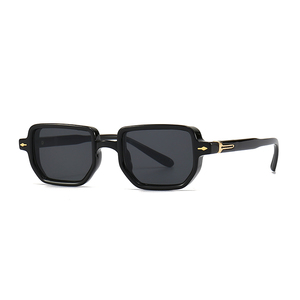 MS CP6037 Square Men PC Marcos Gafas de sol Película <span class=keywords><strong>Star</strong></span> Shades Gafas de fiesta Retro Rectángulo Todas las formas de la cara Logo Gafas de sol personalizadas - Product Image 1