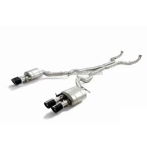 Sistema de Escape Catback Personalizado A-HPF de Acero Inoxidable para <span class=keywords><strong>M5</strong></span> <span class=keywords><strong>E60</strong></span> 5.0L <span class=keywords><strong>V10</strong></span>, Acabado Pulido Espejo, Lámina de Acero de 1.5mm, 3 Años de Garantía, 2 Entradas - Product Image 4