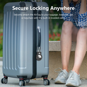 Con gancho de anillo de Metal Anti Lost Locator case a prueba de golpes Hard Pc Dog Cat Pet Tracker Holder para <span class=keywords><strong>Apple</strong></span> airtag - Product Image 5