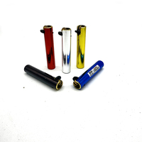 Briquet en métal texturé au design classique pour cigarettes et cigares, cadeau d'affaires, briquet torche à silex
