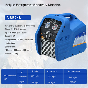 Máquina de Recuperación de Refrigerante Feiyue (VRR12L VRR24L VRR24C VRR24M-C) Unidad de Recuperación de Refrigerante para Sistemas de Aire Acondicionado Automotriz - Product Image 4
