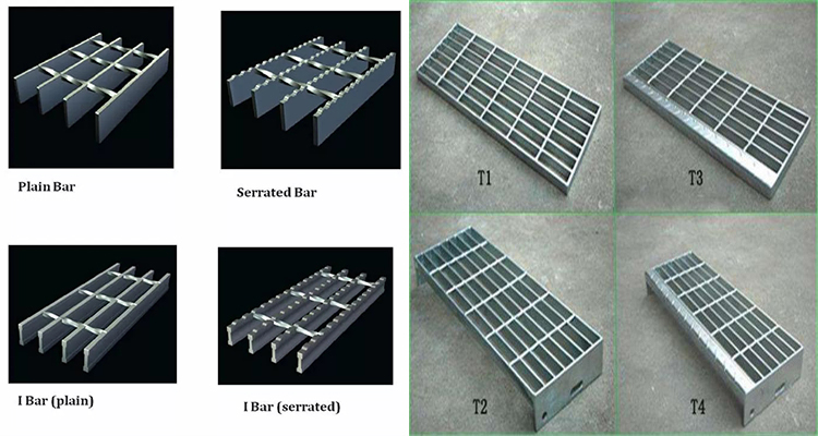 Galvanized Catwalk Serrated Anti Corrosion Heavy Duty Construction Steel Grating