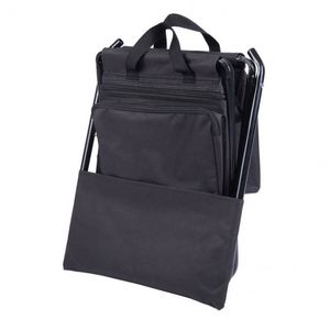 Lightweight Portable <b>Folding</b> Camping <b>Chair</b> with Cooler Bag Modern <b>Metal</b> Outdoor Stool for Park and School - Product Image 2