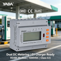 Fabricante OEM de Medidores de Corriente Continua Industriales, Cumplimiento de Normativa MID, Cargador de Vehículos Eléctricos de Doble Canal, Integración RS485, Medidor de Energía de 1000 VCC