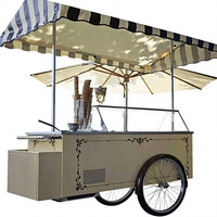 Camion-Restaurant Mobile Américain Standard, Chariot de Restauration Rapide, Camionnettes à Crème Glacée, Remorques Alimentaires Entièrement Équipées avec Équipements de Cuisine
