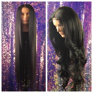 Tóc Giả Brazil Xuất Sắc Nhất Với Miếng Dán, Tóc Giả Esee Tunisia Tóc Giả Màu Đỏ Tóc Giả Phía Trước Sóng Nước, 1b 27 <span class=keywords><strong>Kosher</strong></span> Wig Shevy - Product Image 3