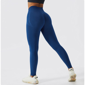 High Waist Scrunch Butt Gym Tights <strong>Big</strong> <strong>Bum</strong> Curve Women Seamless Yoga Pants <strong>Leggings</strong> - Product Image 4