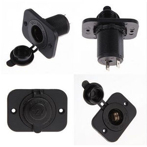 12V Power <strong>Plug</strong> Outlet Cigarette Lighter <strong>Socket</strong> Waterproof for Car Marine Motorcycle ATV RV <strong>Socket</strong> Power Outlet - Product Image 2