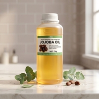Minyak Jojoba Murni Alami 100% Berkualitas Tinggi, Cold Pressed, Grosir, Tanpa Pemurnian, Warna Emas, untuk Perawatan Kulit, Rambut, dan Tubuh, Melembapkan Secara Mendalam