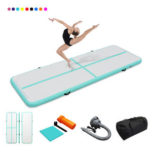 Un ensemble taille personnalisée <span class=keywords><strong>AirTrack</strong></span> 4m 5m 6m 8m 10m tapis de gymnastique Tumbling gymnastique gonflable piste d'air à vendre - Product Image 3