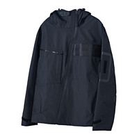 Vestes de piste en Nylon noir, Streetwear personnalisés, modèle 100%, vente en gros