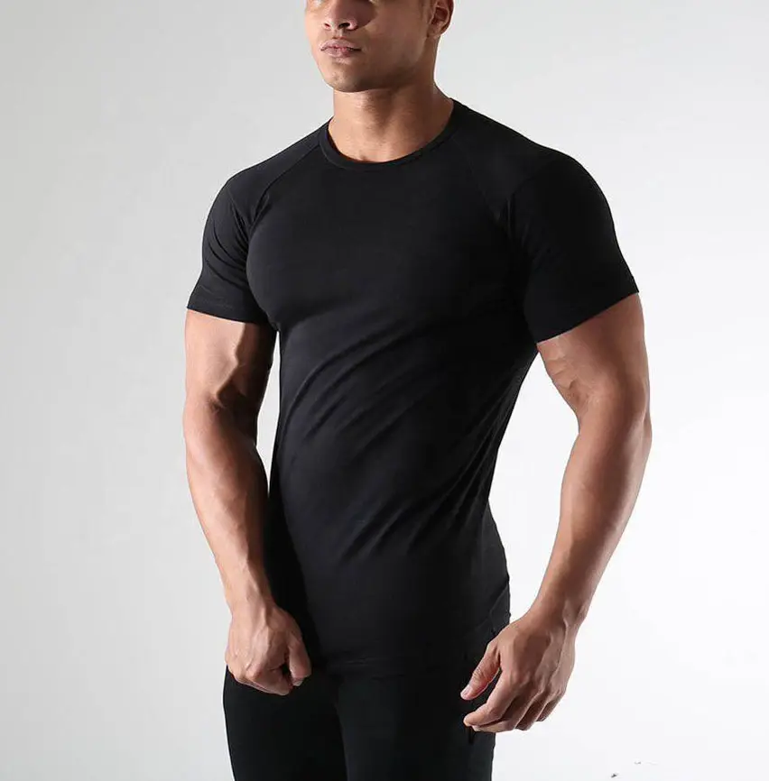 Custom Fitness Apparel Men's GYM Sport T Shirt Factory