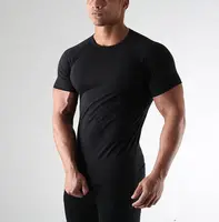 Personalizado de ropa de Fitness hombres gimnasio deporte Camiseta fábrica