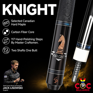 SaiDi Future Chess Series – Queue de billard américaine de haute qualité, en fibre de carbone, avec joint radial, 19 oz, 147 cm, pour le snooker et le billard (Kni) - Product Image 1