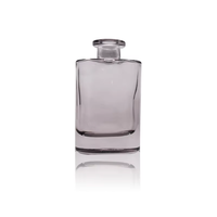 Bouteille en verre noir mat de 150 ml pour diffuseur à bâtonnets avec bouchons, idéale pour l'aromathérapie à domicile et les contenants d'huiles essentielles parfumées – Vente en gros