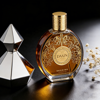 Fabricante de Botellas de Vidrio Vacías para Perfume con Cuello de Presión, Estilo Árabe, Nuevo Diseño, Botellas de Vidrio para Perfume de 30 ml, 50 ml, 100 ml