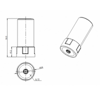 Échantillon Gratuit Antenne Hélicoïdale à Quatre Bras Connecteur SMA-J Gain 40dBi 1.5 VSWR pour GPS/GLONASS/GNSS RTK UAV Portable Millimétrique