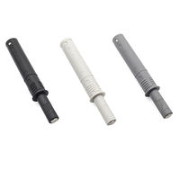 Accessoire de quincaillerie pour meuble : Connecteur de fixation pour armoire, système d'ouverture à pousser avec aimant en plastique pour armoire dissimulée