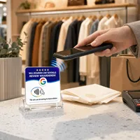 Carte NFC Google Review RFID 13,56 MHz, étanche, programmable, puce URL Tap pour les Pays-Bas